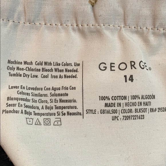 Boys Black Slacks SZ 14 - Picture 4 of 6